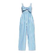 Stripete mønster jumpsuit