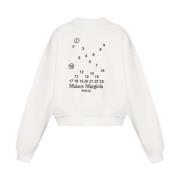 Sweatshirt med logo