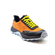 Svart-Oransje Sneakers med Gore-Tex Fôr