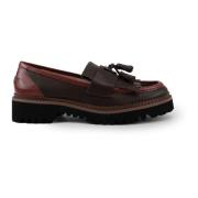 Skinn Frynse Loafers