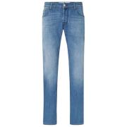 Slim Fit Vasket Bomull Jeans