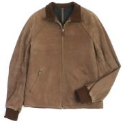 Pre-owned Leather outerwear