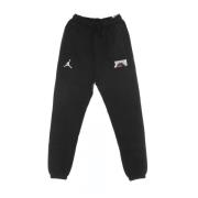 Sporty Fleece Tracksuit Bukser Svart/Hvit