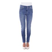 Slim Fit Denim Jeans med Logo