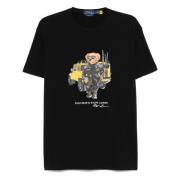 Brodert 'Polo Bear' Bomull T-skjorte