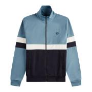 Panelled Track Jacket Ash Blå