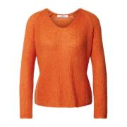 Myk Mohair V-Hals Genser