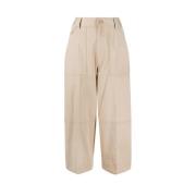 Culottes i bomull elastanblanding