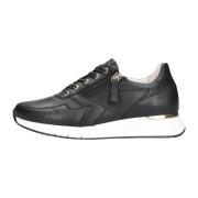 Svart Chunky Sole Sneakers Comfort Collection