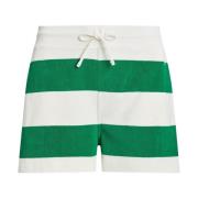 Stripete Rugby Logo Shorts Multifarget Bomull