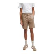 Beige Bomull Bermuda Shorts for Menn