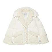 Nylon Superlett Jakke med Shearling