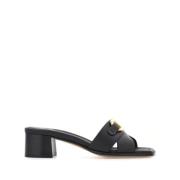 Svart Sandal