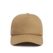 Elegant Beige Baseball Cap Tilbehør