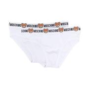 Hvit Teddybjørn Logo Midjebånd Briefs