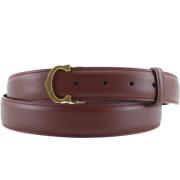 Pre-owned Leather belts