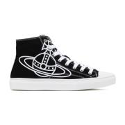 Svarte High Top Sneakers