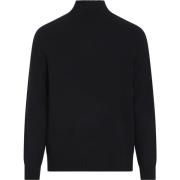 Luksus Ull Mock Neck Jumper