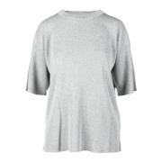 Elegant Viskose Polyester Strikket Topp