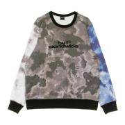 Svart Crewneck Sweatshirt for Menn