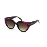 Brun Rosa Havana Solbriller Brun Gradient