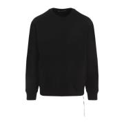 Svart Sweatshirt Aw24 for Menn