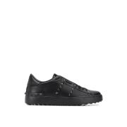 Svart Rockstud Low-Top Sneakers