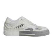 Hvite Blonder Lave Sneakers med Logo