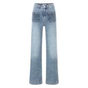 Mørk Blå Denim Jeans