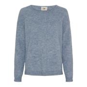 Klassisk Pullover med Rund Hals