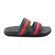 Web Stripe Slides Sandaler