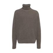 Chunky Wool Roll Neck Jumper