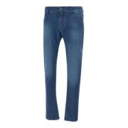 Blå Stretch Denim Jeans