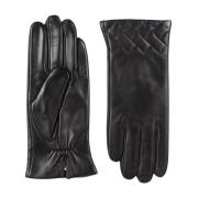 Sort Manzini Sorte Skinnhansker Mina Leather Gloves Diverse