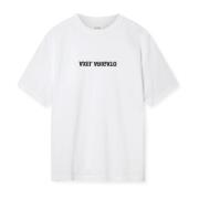 White Distort T-Shirt Topper