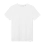 Hvit Nørregaard Tonal Crewneck T-Shirt