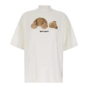 Bear Loose Tee Hvit T-skjorte