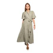 Salvie Poplin Maxi Kjole