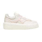 Rose Sneakers med H-Stripes