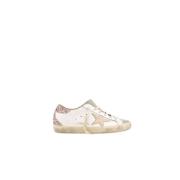 Nude Stjerne Glitter Hæl Sneakers