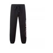 Bomullssweatpants med brodert logo