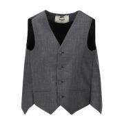 Stripet Vest Topp Runway Stil