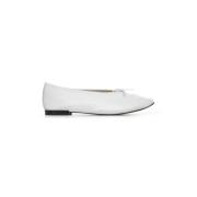 Hvite Moon Motif Slip-On Sko