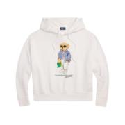 Polo Bear Fleece Hettegenser - Hvit