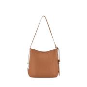 Stilig Brandy Skinn Hobo Veske