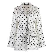 Silke Polka-Dot Pyjama Bluse