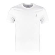 Brodert Bomull T-skjorte Slim Fit