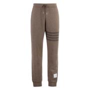 Stripete ull track pants