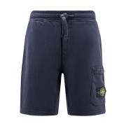 Bomull Bermuda Shorts med Snor