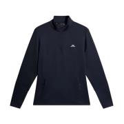 Blå J.Lindeberg Aerial Quarter Zip Mid Layer Jakker